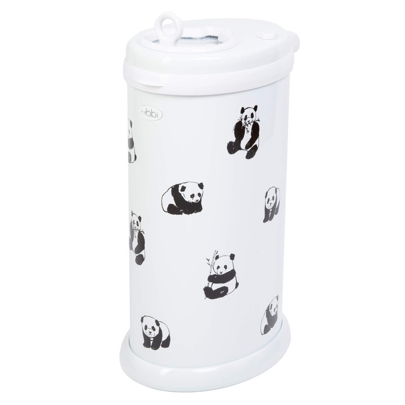 Ubbi Panda Peel and Stick Decal Stickers, Decorative Sticker for Diaper Pail or Baby Nursery - Image 1